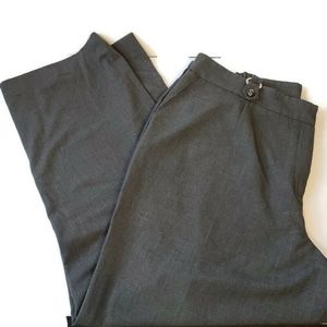 Larry Levine 20W Grey Stretch Bootcut Dress Pant